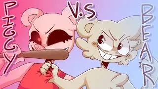 I cant decide animation meme (Piggy vs. Roblox bear alpha) REUPLOAD