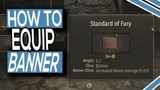 How To Equip Banners & Standards In Mount & Blade 2 Bannerlord PS & Xbox