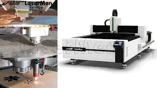 [LaserMen] LM-1530CF 2 in 1 Fiber & CO2 laser cutting machine for metal and nonmetal cutting