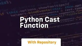 python cast function