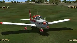 Landing the Piper Cherokee 180 at Sacramento Executive Airport in FSX