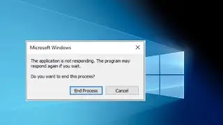 How to terminate a frozen app in windows (application not responding)