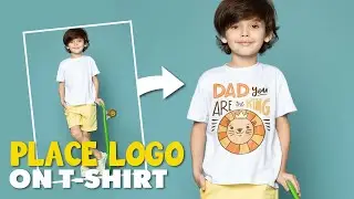 How to Place Logo on T-shirt in Photoshop - Photoshop Tutorial