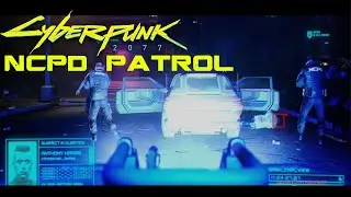 Cyberpunk 2077 Patrol - NCPD RP - Overlord Cruiser