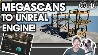 How to Import MEGASCANS ASSETS into Unreal Engine (For Free!)