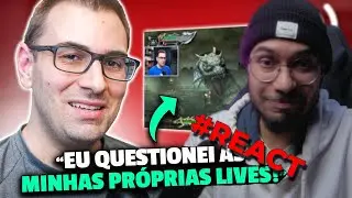 DEVO FAZER LIVE NO MEU CANAL? - REACT @CortesDoBRKsEDU