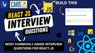 React Machine Coding Interview Questions - Collapsible Panel that allows user to toggle its content.