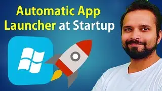 Creating an Automatic App Launcher at Startup using Notepad