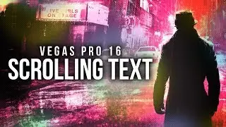 Vegas Pro 16: How To Create Scrolling Credits + FREE Template