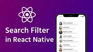 How to Create Search Filter in React Native | Search in FlatList