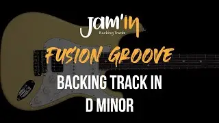 Fusion Groove Guitar Backing Track in D Minor