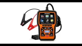FOXWELL NT301 Plus OBD2 Scanner and 12V Battery Tester, 2 in 1 Code Reader Automotive Diagnostic