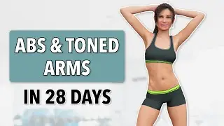 28 DAYS TO LOSE BELLY FAT & GET TONED ARMS AT HOME