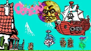 Cocoron (Famicom) // All Bosses + Ending