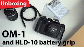 OM System Olympus OM-1 Unboxing (+ HLD-10 battery grip)