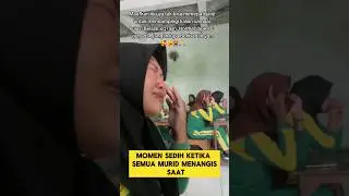 momen sedih ketika murid perpisahan dengan buk guru ‼️