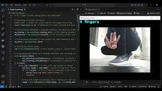 P7. Finger Counter Using OpenCV and Mediapipe