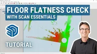 Floor Flatness Check in SketchUp with Scan Essentials (and LIDAR Point Clouds)
