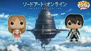 Sword Art Online Asuna And Kirito Exclusive Funko Pop Unboxing! My Favortite Anime Pops!