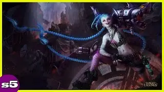 League of Legends Ranked - Jinx - полная игра с комментариями
