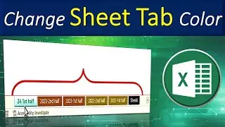 How to Change the Sheets Tab Color in Microsoft Excel