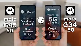 moto G45 5G vs moto G34 5G