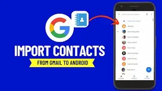 How to import Contacts From Gmail to Android ✅