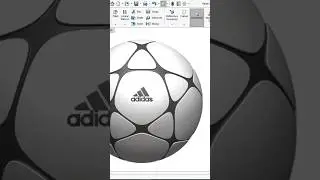 Football in Solidworks. Watch the full video tutorial on my YouTube channel. 