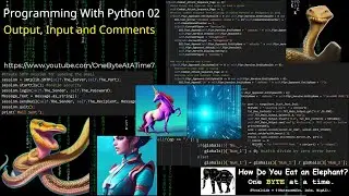 Programming With Python 02: Output, Input and Comments