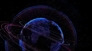 Code: AE218 | News studio background | News Background LOOP | Loop News globe | Loop globe animation