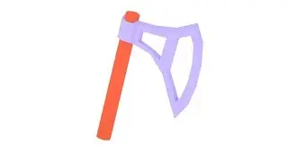 Low poly axe blender tutorial