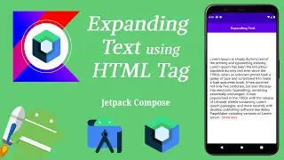 How to Implement Expanding Text using HTML Tag in Jetpack Compose | Android | Kotlin | Make it Easy