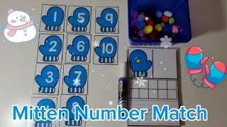 Mitten Number Match | Numbers 1 to 10 | Math activities for Kids