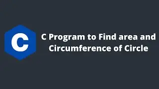 C Program to Find area and Circumference of Circle | Programmingoneonone | C programming tutorials