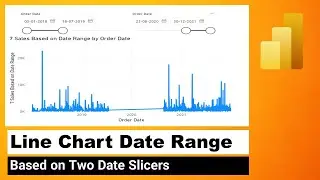 Power BI Line Chart Date Range Control based on Two Date Slicers | DAX To control Date Ranges