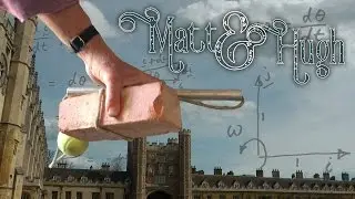 Matt & Hugh play with a Brick and derive Centripetal Acceleration
