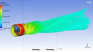 ✅💯✅ Ansys Fluent Project # 30 : CFD Analysis of Ducted Fan