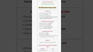 SS🎯 SSC Phase 13 Govt Job Updates | Daily Shorts on Sarkari Naukri #SSCPhase13 #GovtJobs