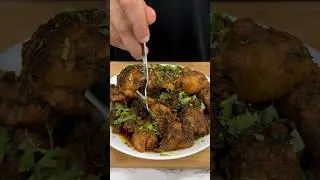 Chicken Pepper Fry ASMR Cooking || #shorts #asmr #recipe #indianasmrworld #chicken #cooking