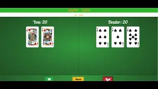 Simple Black Jack Card Game in JavaScript