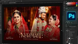 New Wedding Thumbnail Design Tutorial Photoshop ( 2025 )
