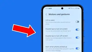 How to Double Tap to Turn On and Off Scren on Samsung Galaxy Phone