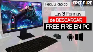 Como DESCARGAR FREE FIRE para PC Windows 10 🔥