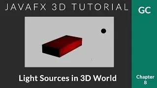 JavaFX 3D Tutorial #8 - Light Sources - Light up 3D world with Point Light and Ambient Light