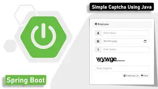 Generate Captcha using Simple Captcha Library in Spring Boot | Arabic Captcha | Chinese Captcha