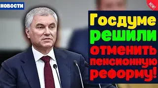 Срочно! Госдума отменила пенсионную реформу — долгожданное событие для всех пенсионеров!