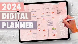 Your PERFECT digital planner for 2024! Aesthetic & minimalist | Easy setup ✨