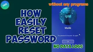 ✨How to Easily Reset the Password on the Lock Screen in Windows 11, 10, 8.1 ➡️ Without Data Loss