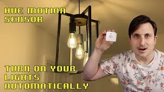 Make your lights turn on automatically! Looking at the Hue Motion Sensor