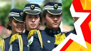 ЖЕНСКИЕ ВОЙСКА АЛЖИРА ★ WOMENS TROOPS OF ALGERIA ★ Military parade